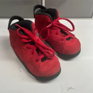 Nike Air Jordan 6 Retro Toro Toddler Size 8C Athletic Shoes Sneakers DV3605-600