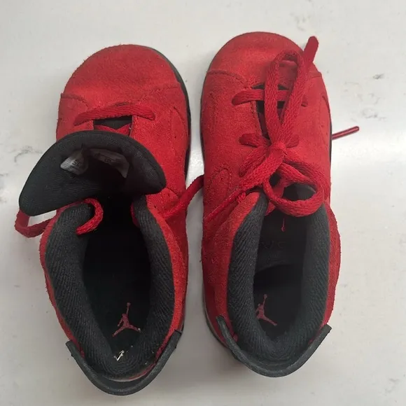 Nike Air Jordan 6 Retro Toro Toddler Size 8C Athletic Shoes Sneakers DV3605-600