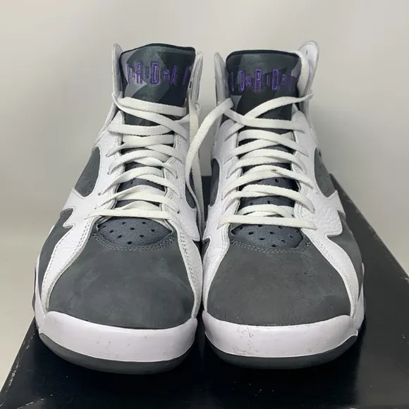Nike Air Jordan 7 Retro Flint 2021 Mens Basketball Shoes White CU9307 Size 12