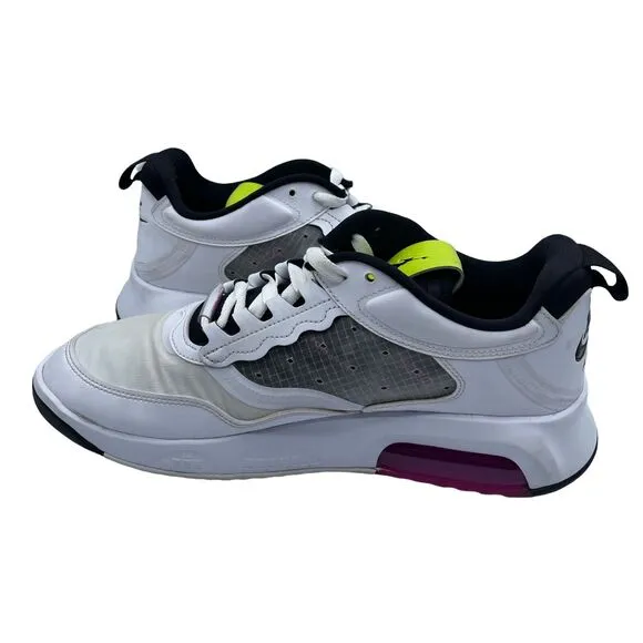 Nike Air Jordan Max 200 Vibrant White Yellow Shoes Sneakers Mens Size 10.5