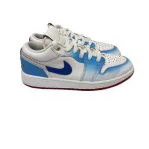 Nike Air Jordan Shoes Jordan 1 Low White Gradient Sneakers Size Youth 4