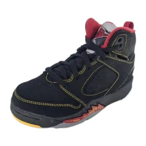 Nike Air Jordan Sixty Plus Black Leather LITTLE KIDS Shoes Size 11
