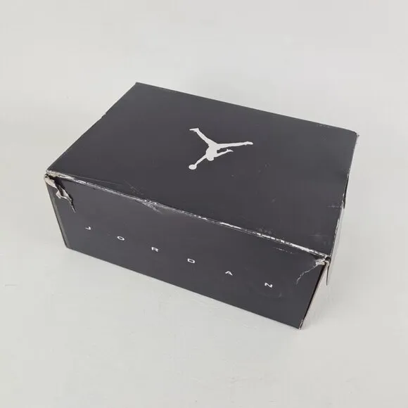 Nike Air Jordan Sixty Plus Black Leather LITTLE KIDS Shoes Size 11