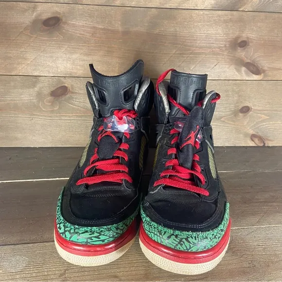 nike air jordan spizike mens size 12 shoes black athletic basketball sneakers