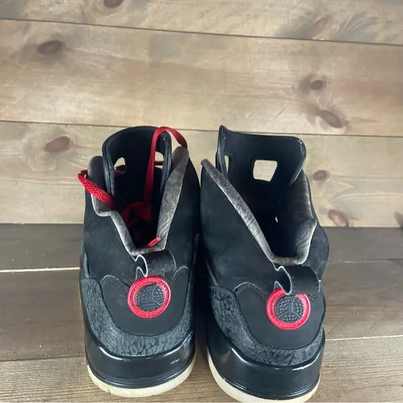 nike air jordan spizike mens size 12 shoes black athletic basketball sneakers