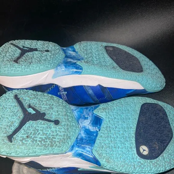 Nike Air Jordan Trust &amp; Loyalty Why Not Zer0.4 Blue Athletic Shoes Sneakers 12