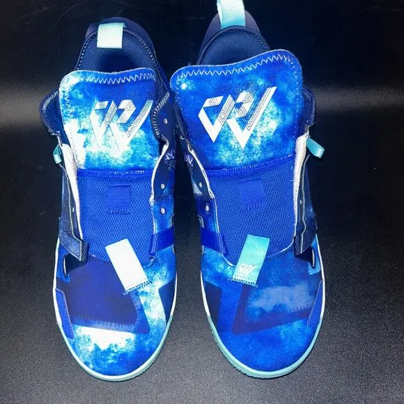 Nike Air Jordan Trust &amp; Loyalty Why Not Zer0.4 Blue Athletic Shoes Sneakers 12