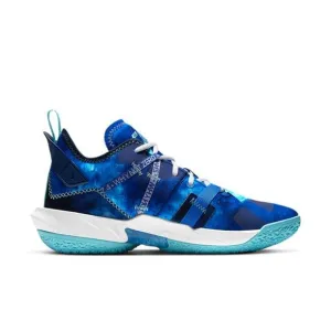 Nike Air Jordan Trust &amp; Loyalty Why Not Zer0.4 Blue Athletic Shoes Sneakers 12