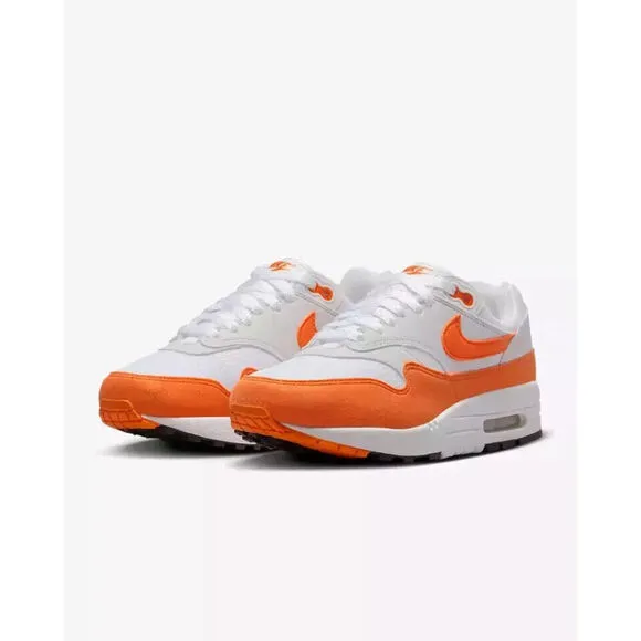 Nike Air Max 1 DZ2628-002 Sneakers Women's 6 Gray Orange Lifestyle Shoes NR7292