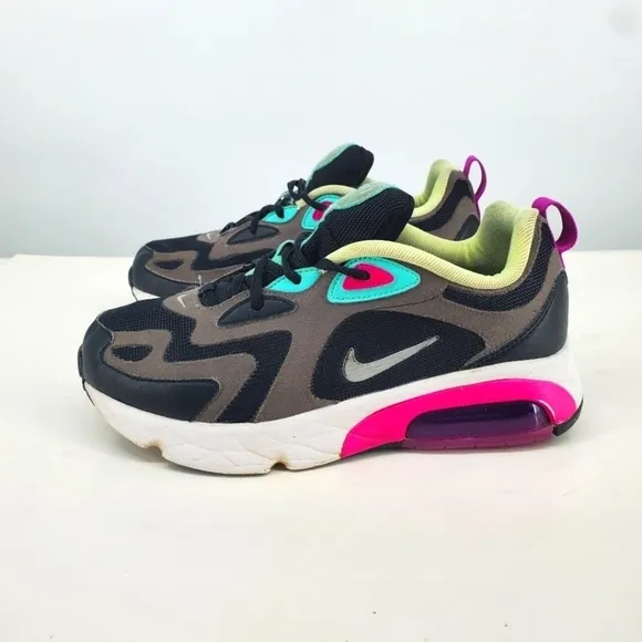 Nike Air Max 200 (GS) Running Shoes 5.5 Youth Sneakers AT5627 004