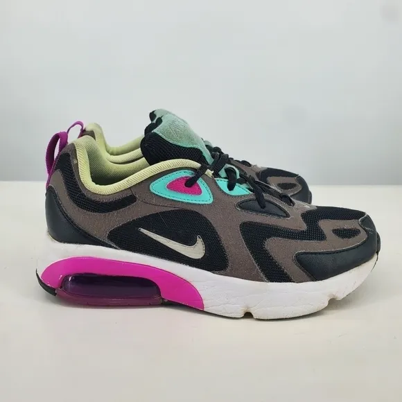 Nike Air Max 200 (GS) Running Shoes 5.5 Youth Sneakers AT5627 004