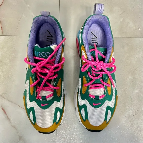 Nike Air Max 200 Mystic Green Size 6 Sneakers Running Shoes