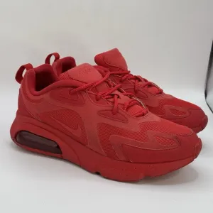 Nike Air Max 200 University Red Mens Size 8 Athletic Running Shoes Sneakers
