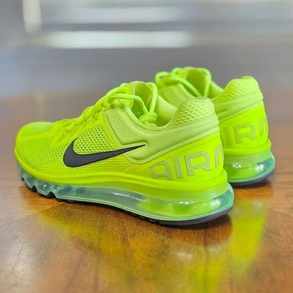 Nike Air Max 2013 Running Shoes HF3660-700 Volt Cyber Black Men's Size 7 New LE