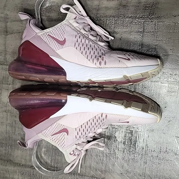 Nike Air Max 270 Barely Rose Sneakers Shoes 7 Women's
