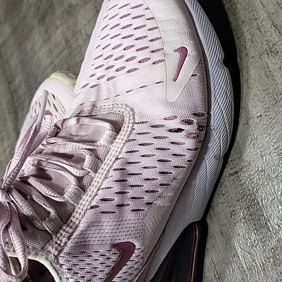 Nike Air Max 270 Barely Rose Sneakers Shoes 7 Women's