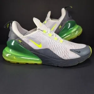 Nike Air Max 270 Neon Athletic Sneakers Shoes CJ0550-001 Men's Size 10