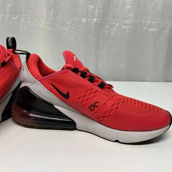 Nike Air Max 270 Red Orbit Black Mens Size 6.5 Y Athletic Running Sneakers Shoes