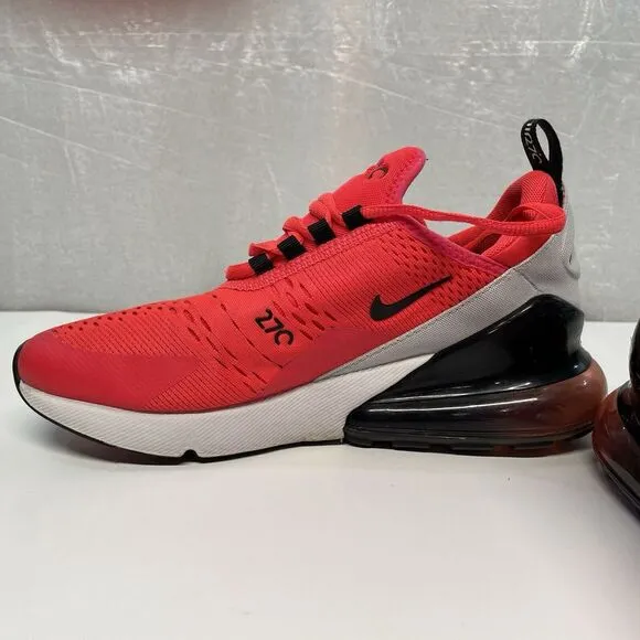 Nike Air Max 270 Red Orbit Black Mens Size 6.5 Y Athletic Running Sneakers Shoes