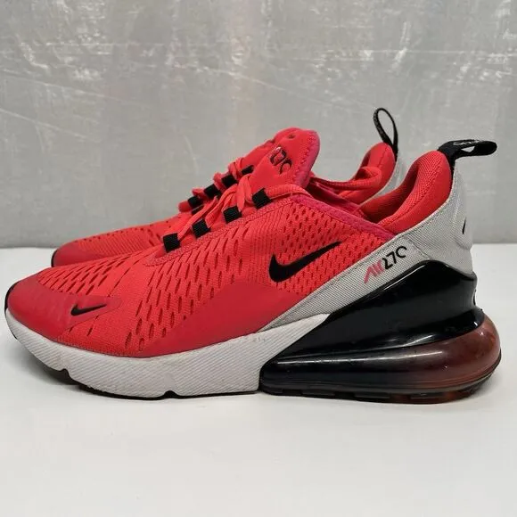 Nike Air Max 270 Red Orbit Black Mens Size 6.5 Y Athletic Running Sneakers Shoes