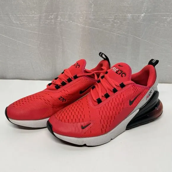 Nike Air Max 270 Red Orbit Black Mens Size 6.5 Y Athletic Running Sneakers Shoes