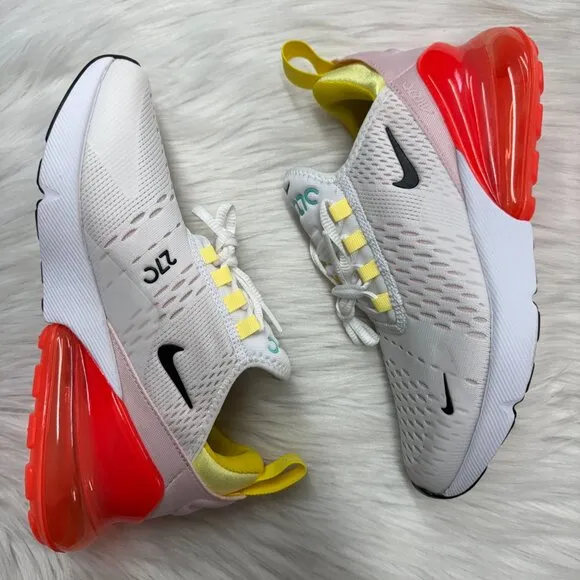 Nike Air Max 270 White Womens Running Shoes FZ3624-100 VNDS Sz 6