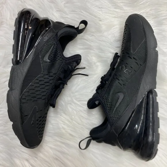 Nike Air Max 270 Womens Running Shoes Black AH6789-006 VNDS Sz 6.5