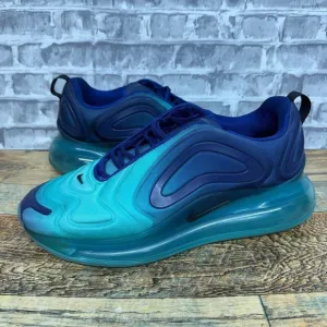 Nike Air Max 720 Deep Royal‎ Blue Black Running Shoes AO2924-400 Mens Size 8.5