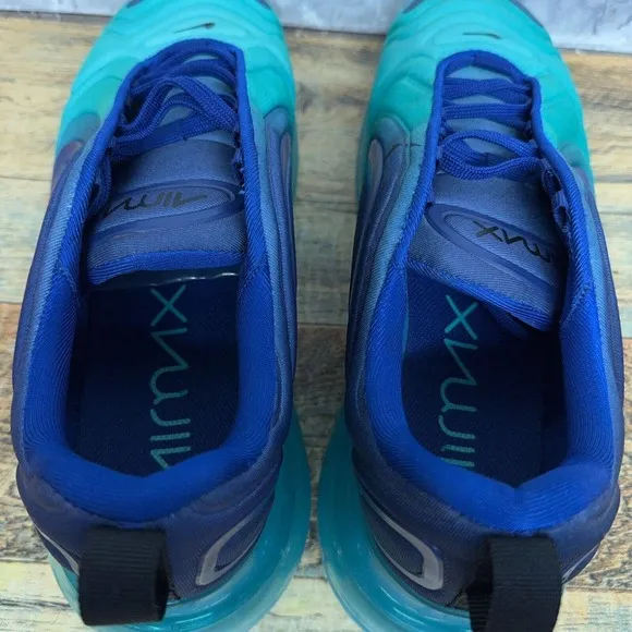 Nike Air Max 720 Deep Royal‎ Blue Black Running Shoes AO2924-400 Mens Size 8.5