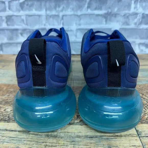 Nike Air Max 720 Deep Royal‎ Blue Black Running Shoes AO2924-400 Mens Size 8.5