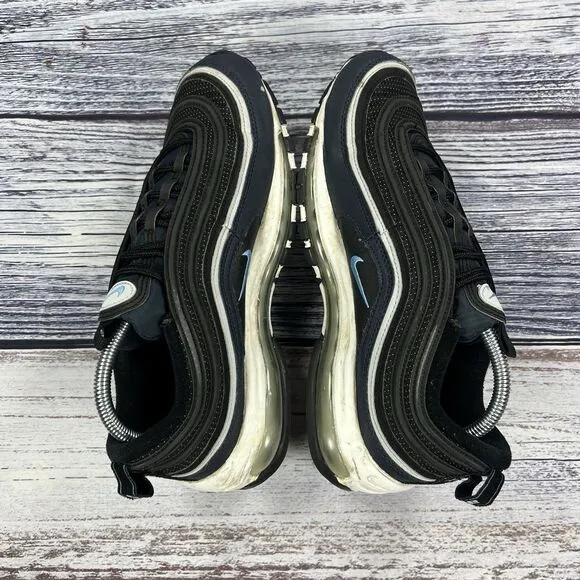 Nike Air Max 97 Black Dark Obsidian Sneakers Shoes, Men’s Size 10