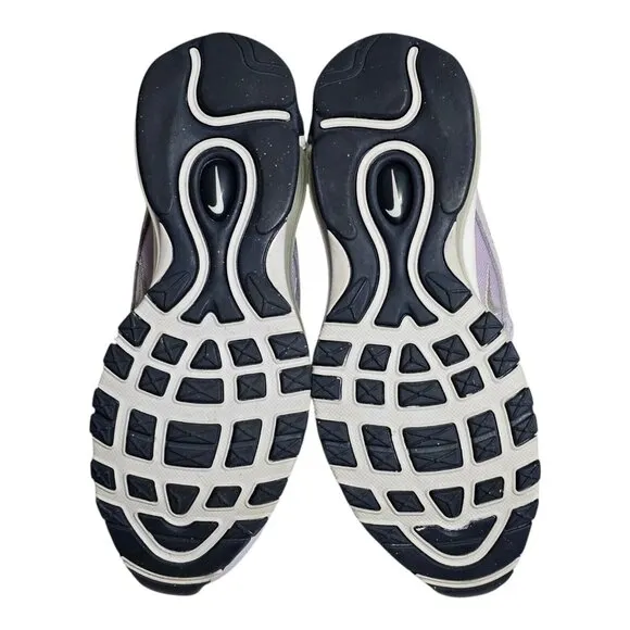Nike Air Max 97 (GS) Size 5Y (6.5 Womens) Running Shoes White Purple 921522 114