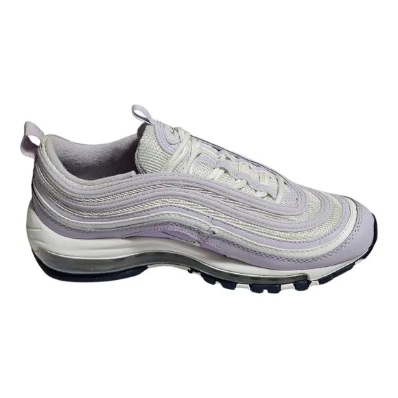 Nike Air Max 97 (GS) Size 5Y (6.5 Womens) Running Shoes White Purple 921522 114