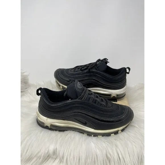 Nike Air Max 97 Premium Black 2017 Sneakers 917646-003 Women's US 9.5