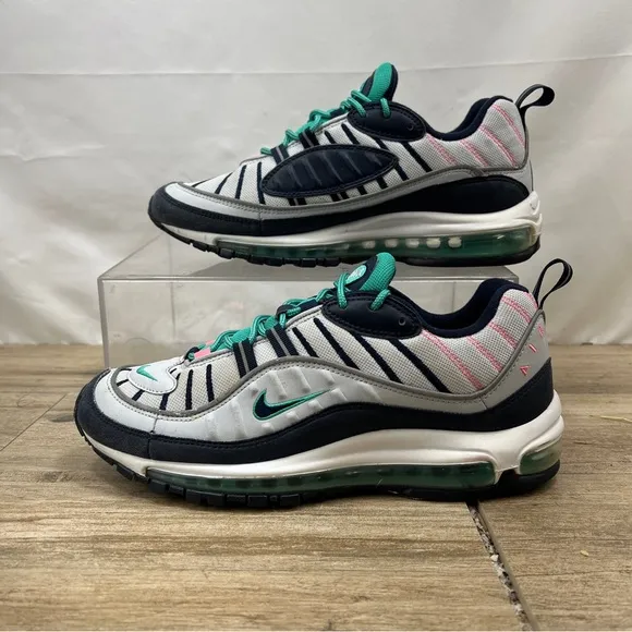 Nike Air Max 98 Tidal Wave Mens Size 9.5 Athletic Shoes Sneakers 640744-005