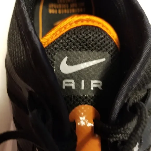 Nike Air Max Axis Mens White/Black/Gray/Magma Orange Athletic Shoes Size 8