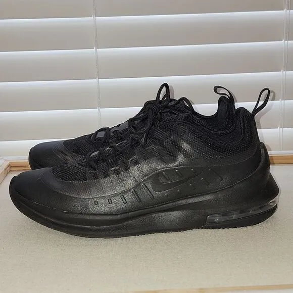 Nike Air Max Axis Triple Black Trainer Shoes AH5222-008 Size 7Y Womens 8.5