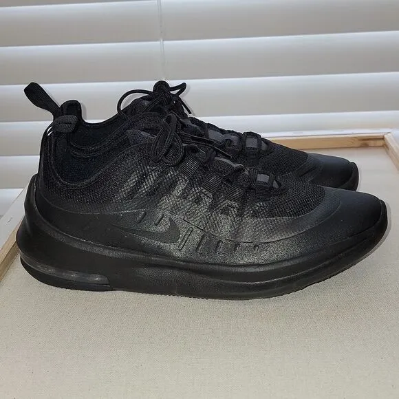 Nike Air Max Axis Triple Black Trainer Shoes AH5222-008 Size 7Y Womens 8.5