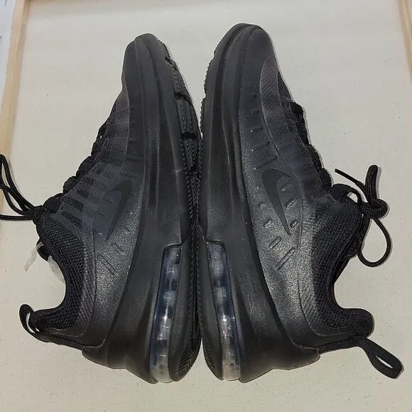 Nike Air Max Axis Triple Black Trainer Shoes AH5222-008 Size 7Y Womens 8.5