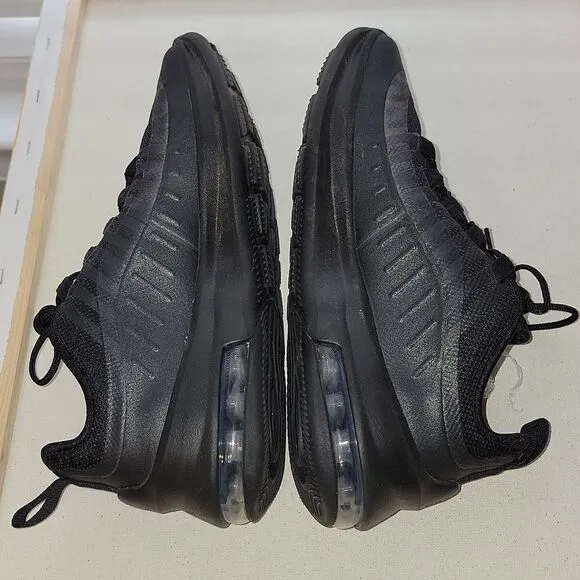 Nike Air Max Axis Triple Black Trainer Shoes AH5222-008 Size 7Y Womens 8.5