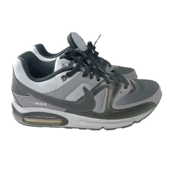 Nike Air Max Command 2010 Sneakers Men's Size 13 Shoes Gray~ Black~Purple