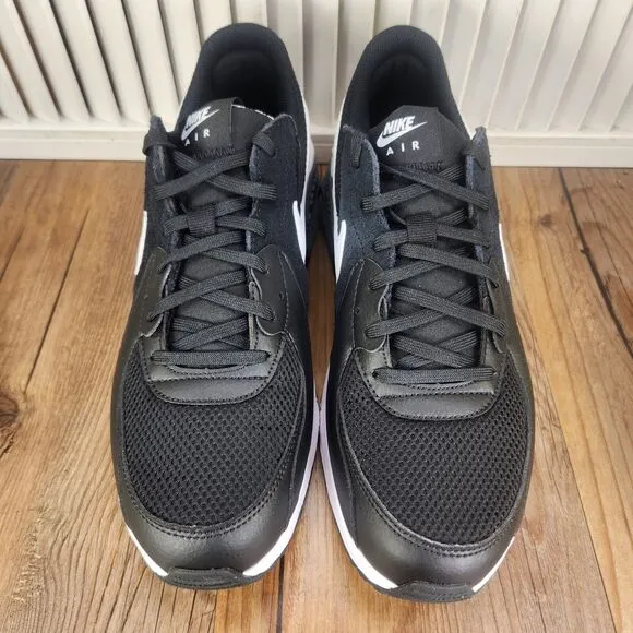 Nike Air Max Excee Mens Sz 10 Black White Athletic Sneakers Shoes CD4165-001