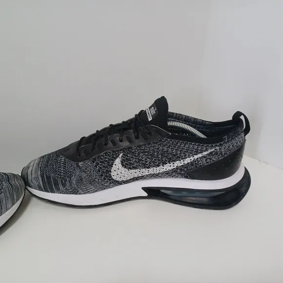Nike Air Max Flyknit Racer DJ6106-001 Black White Shoes Sneakers Men's Size 11