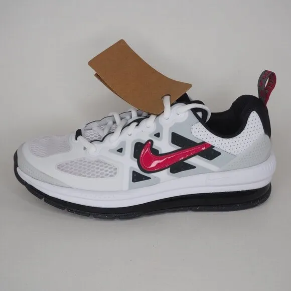 Nike Air Max Genome Se1 GS Boys Shoes Running White Black