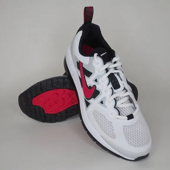 Nike Air Max Genome Se1 GS Boys Shoes Running White Black