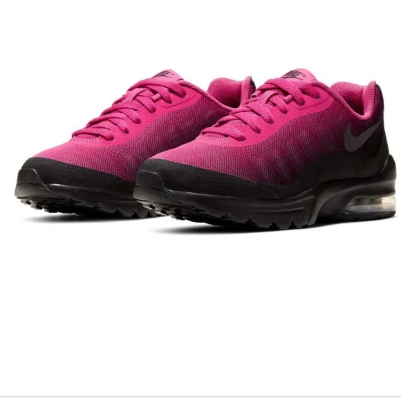 Nike Air Max Invigor GS black, pink flash running shoes