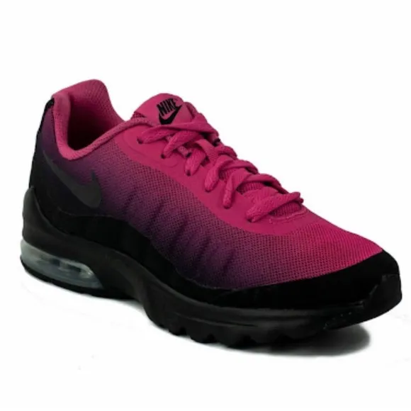 Nike Air Max Invigor GS black, pink flash running shoes