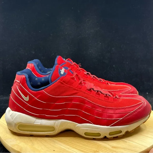 Nike Air Max Premium Independence Day Red Mens Size 13 Athletic Shoe 538416-614
