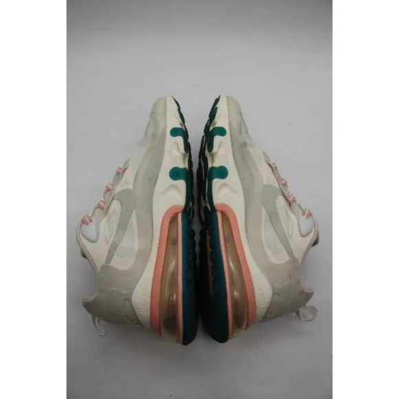 Nike  Air Max React 270 Men's Size 12 White Ghost Aqua Running Shoes AO4971-100