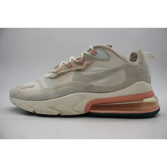 Nike  Air Max React 270 Men's Size 12 White Ghost Aqua Running Shoes AO4971-100